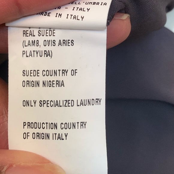 FABIANA FILIPPI Gray/Taupe Suede Sleeveless Dress - Picture 13 of 13